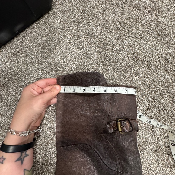 Brown Over the Knee Leather Boots - Picture 8 of 8